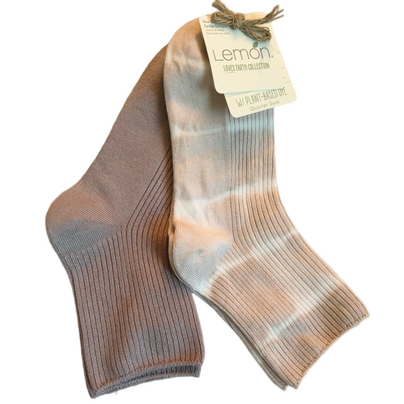 Lemon Accessories - Lemon Woman’s 2 Pack Quarter Socks NWT